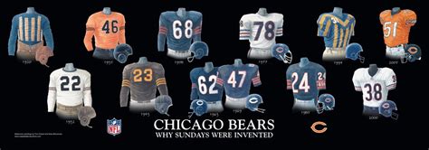 Chicago Bears Uniform and Team History | Heritage Uniforms and Jerseys ...