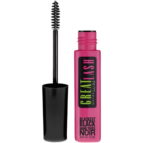 Maybelline - Maybelline Great Lash Washable Mascara, Blackest Black, 0.43 fl. oz. - Walmart.com