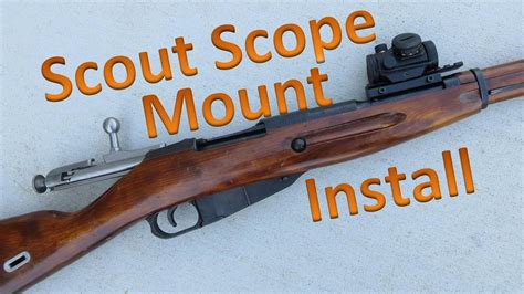 Mosin Nagant Scope Base Install Scout Style - YouTube