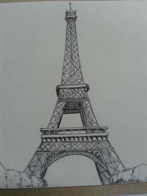 Torre Eiffel En Dibujo