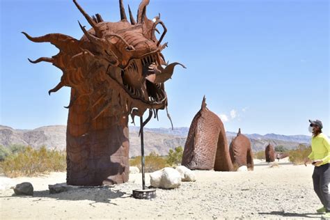 Metal Sculptures in Anza Borrego - Claren Wanders