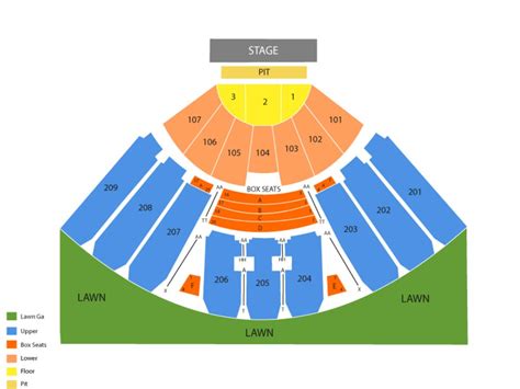 Concord Pavilion Seating Chart 2023: An Insider's Guide