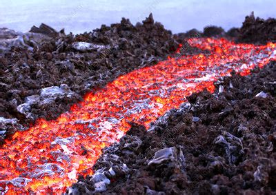 Aa Lava Flow - Stock Image - E390/0422 - Science Photo Library