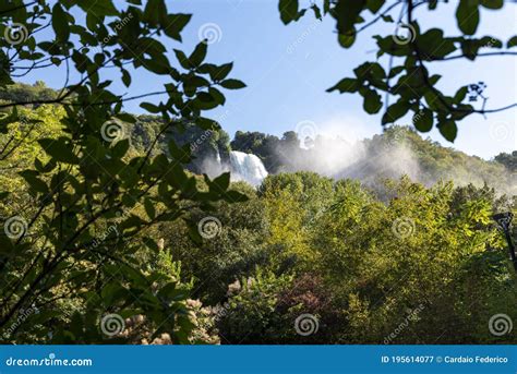 Waterfall of Marmore in Terni Stock Image - Image of travel, energy: 195614077