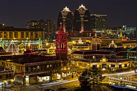 Kansas City Plaza at Christmas Photograph by Carolyn Fox - Fine Art America