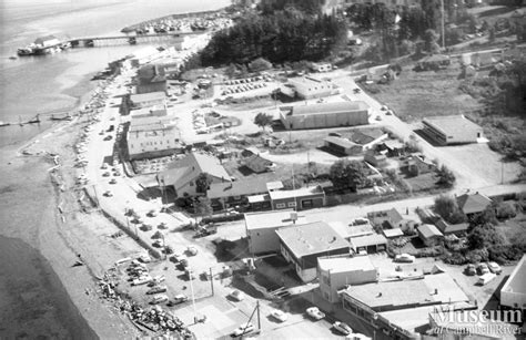 Aerial view of downtown Campbell River | Campbell River Museum - Photo Gallery