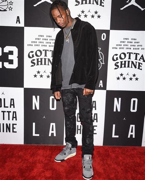 Travis Scott attending Michael Jordan’s All Star Weekend Party in New ...