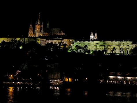 Prague Castle by night