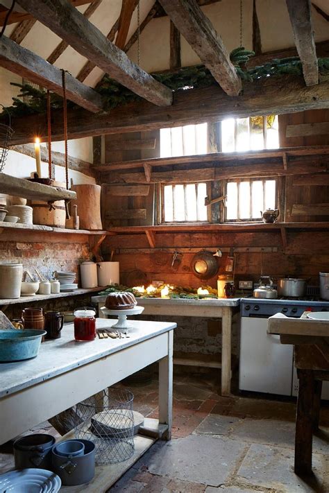 A charmingly restored Tudor house in Hastings | Rustic kitchen, Tudor ...