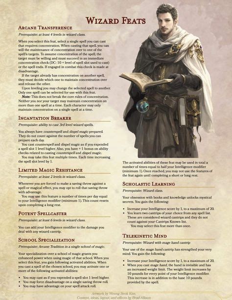 24 DnD Race/Class Traits ideas in 2021 | dnd races, dnd, dnd feats