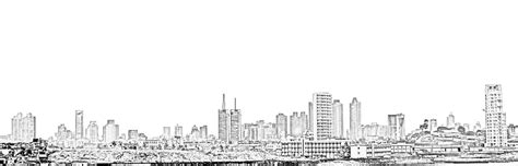 Stock Pictures: Drawings of Mumbai Skylines - South Mumbai, Malabar Hill and Worli