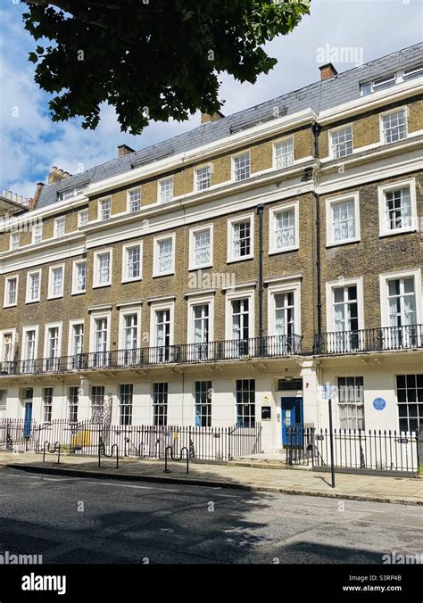 Row of Georgian houses in London Stock Photo - Alamy