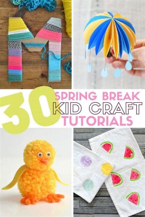 30 Fun Spring Break Crafts - The Crafty Blog Stalker