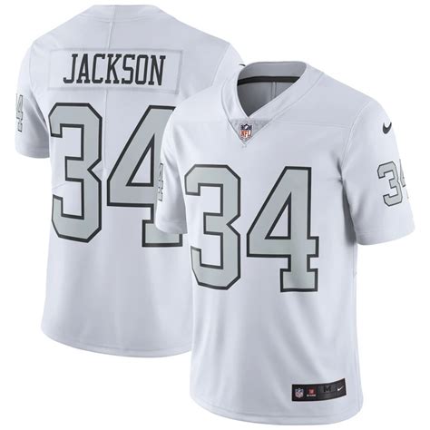 Bo Jackson #34 Oakland Raiders Mens NFL Jersey Color Rush Vapor Untouc ...