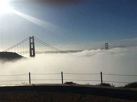 Golden Gate Bridge in the fog. | Golden gate bridge, Golden gate, Trip