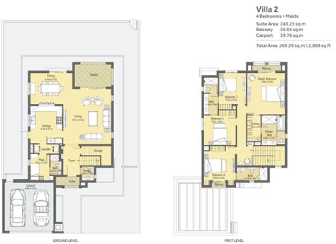 La Quinta Phase 2 at Villanova, Dubailand | Dubai Properties Floor Plan