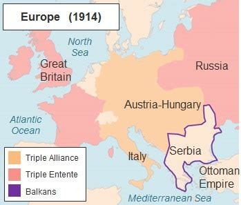 What conclusion can be drawn from the map? The Triple Alliance was the ...