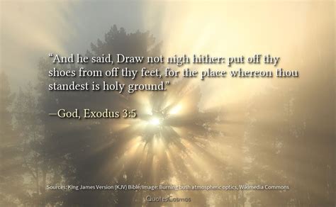 Exodus 3:5 “put off thy shoes from off thy feet”: Translation, Meaning ...