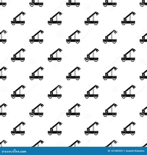 Magnet Crane Pattern Seamless Vector Stock Vector - Illustration of ...