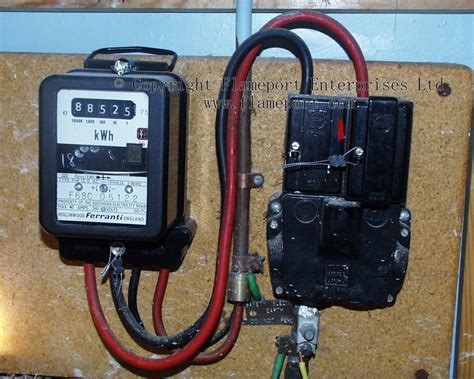 Old Ferranti Electricity Meter - Electric Meter Wiring Diagram - Cadician's Blog