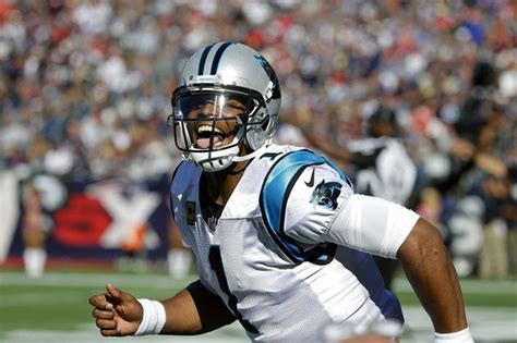 Cam Newton sets Carolina Panthers' record in victory over New England ...