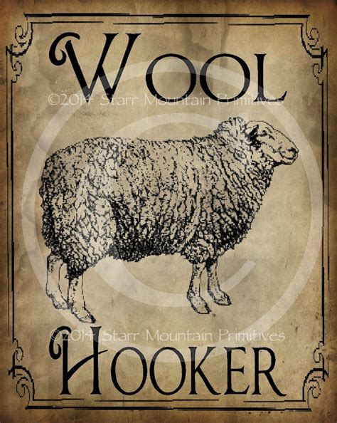 Primitive Vintage Sheep Wool Hooker Hooked Rug Jpeg Digital - Etsy