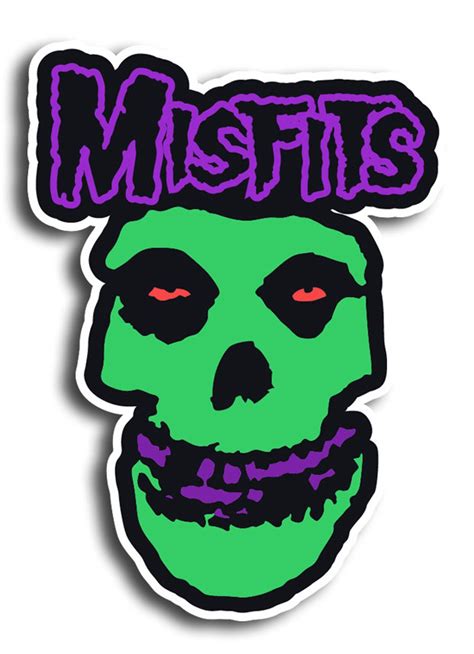 Misfits Skull Logo Sticker Vinyl Decal 10 Sizes - Etsy