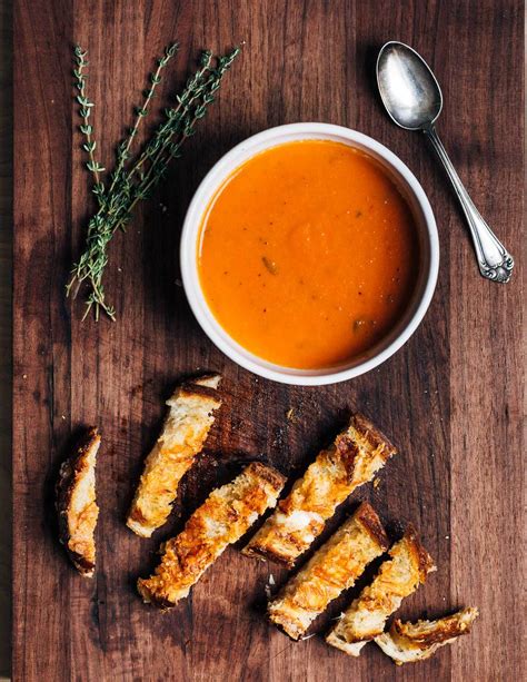 Creamy Tomato Soup and Grilled Cheese - Brooklyn Supper