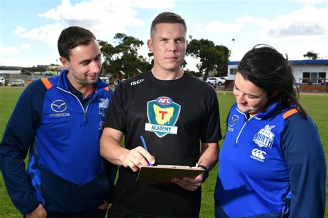 Female footy talent in Tasmania is on the rise in state, says North Melbourne at AFLW at talent ...