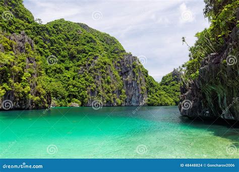 El Nido Lagoon, Philippines Stock Photo - Image of emerald, limestone: 48448824