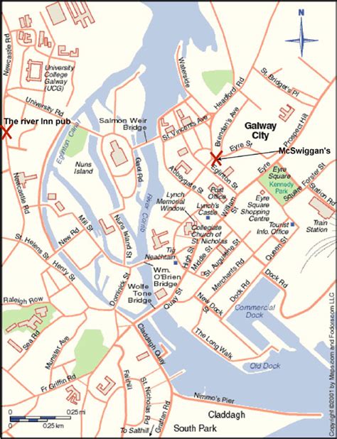 Galway Map and Galway Satellite Images