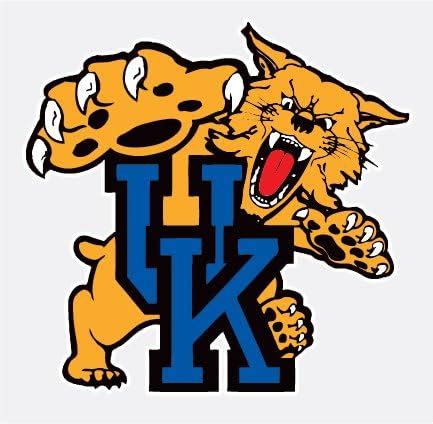 Amazon.com: University of Kentucky Wildcats MASCOT 4" Vinyl Decal UK Car Truck Window Sticker ...