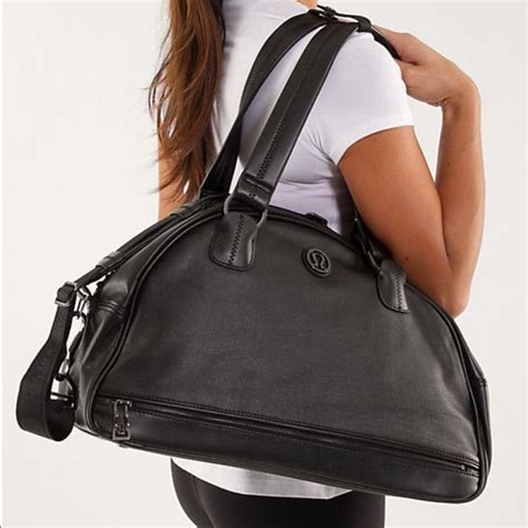 SOLD Lululemon Faux Leather Gym Duffel Bag in 2021 | Lululemon gym bags, Bags, Yoga tote bag