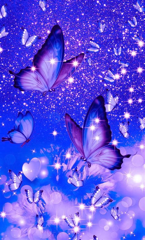 Blue Butterfly Wallpaper - NawPic