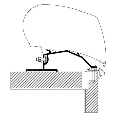 Thule installation kit Caravan Roof Adapter 6.0 m