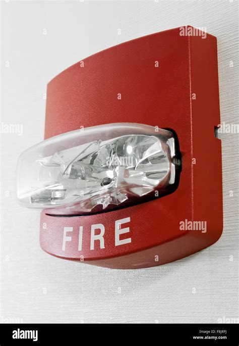 Activated Fire Alarm Strobe Lights