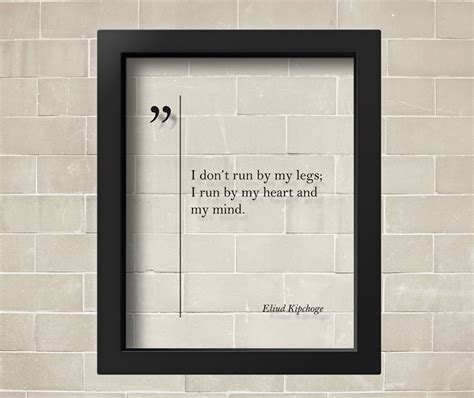 TRANSPARENT Eliud Kipchoge Quote Marathon Motivation Poster Marathon Wall Art Runner Gift Eliud ...