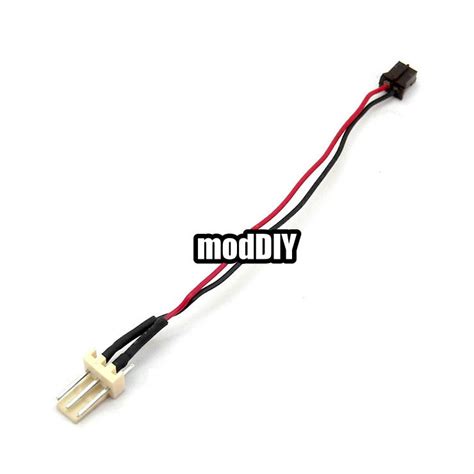 3 Pin Standard Fan Connector Male to GPU 2 Pin Fan Connector Female - MODDIY