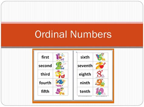 PPT - Ordinal Numbers PowerPoint Presentation, free download - ID:8869252