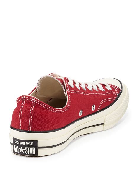 Converse All Star Chuck 70 Low-tops in Red for Men - Lyst