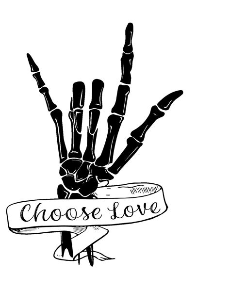 Digital Download Tattoo Style choose Love - Etsy