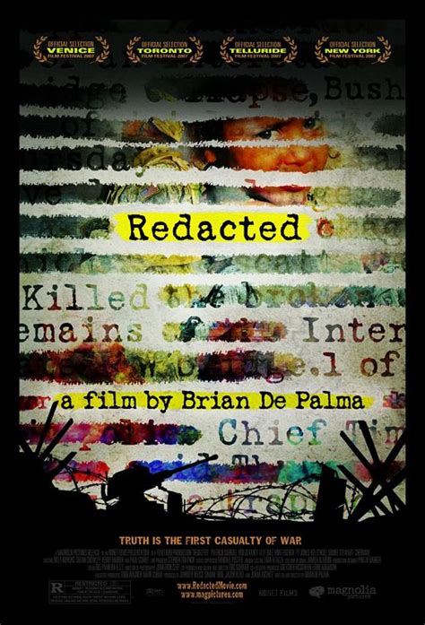 Redacted Movie Poster (#1 of 5) - IMP Awards