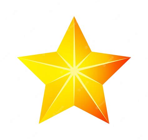 Premium Vector | Cartoon golden star icon vector illustration