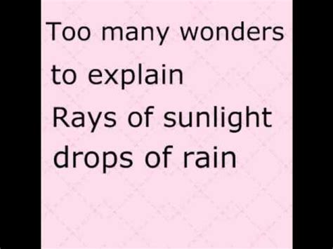 Miranda Cosgrove - Raining Sunshine - lyrics - YouTube