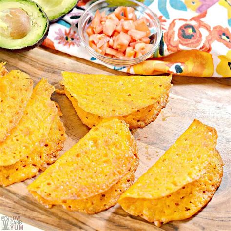 Hard Keto Cheese Taco Shells (Quick & Easy) - Low Carb Yum