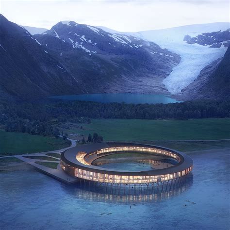Snøhetta unveils “Svart”, the Arctic Circle's first energy-positive hotel | News | Archinect