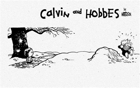 Calvin And Hobbes Snow Wallpaper