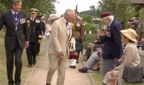 Prince Charles refuses handshake offer from WWII veteran as he attends ...