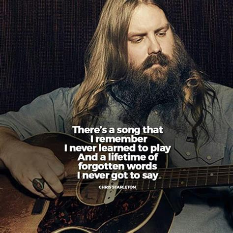 Pin by Catria Beard on Country Music | Chris stapleton lyrics, Country music quotes, Country ...