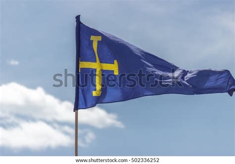 Blue Flag Yellow Cross On Background Stock Photo 502336252 | Shutterstock